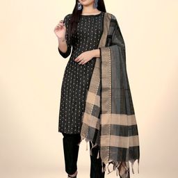 LeeliPeeri Designer Ethnic Motifs Jacquard Woven Design Unstitched Dress Material-image-20