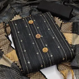 KALINI Ethnic Motifs Woven Design Unstitched Dress Material-image-71