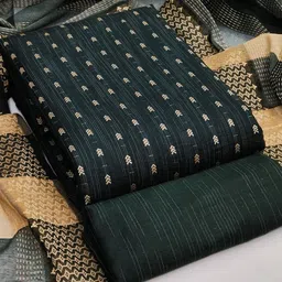 KALINI Woven Design Jacquard Unstitched Dress Material-picture-42