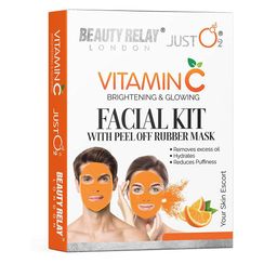 BeautyRelay London Orange Vitamin C Brightening & Glowing Facial Kit-image-73