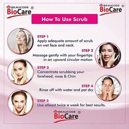 BEAUCODE BIOCARE Set Of 5 Chocolate Cream-Mask-Gel-Scrub-Activated Charcoal Face Wash image 2
