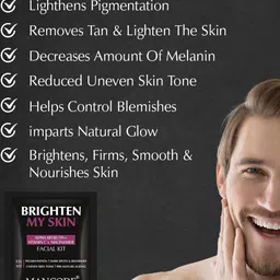 MANCODE Men Set of 2 Brighten My Skin Alpha Arbutin & Vitamin C Facial Kit -100 ml Each image 3