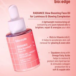 biocule Radiance Glow Boosting Face Oil with Squalane & Rosehip - 15 ml image 2