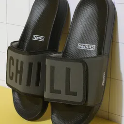 CHUPPS Men Printed Velcro ErgoX Plus Sliders-94