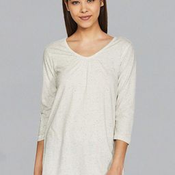 Dream of Glory Inc Round Neck Three-Quarter Sleeves Bohemian Top-image-40