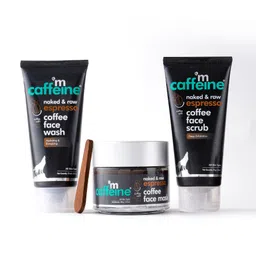 MCaffeine Sustainable Espresso Coffee Natural AHA Deep Exfoliation Kit with Hyaluronic Acid-28