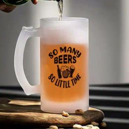 So Many 400ml Glass Beer Mug-image-75