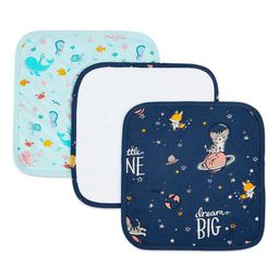 haus & kinder Kids Pack of 3 Printed Bibs-26