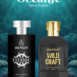 JOHN PHILLIPS Set Of 2 Eau De Parfum - Men Wildcraft 100ml & Titanic 100ml-picture-8
