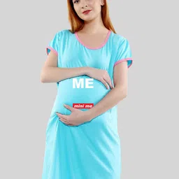 SillyBoom Graphic Printed Maternity T-Shirt Dress-image-85