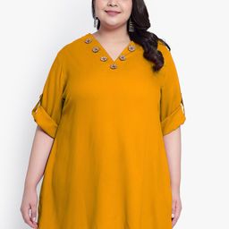 Indietoga Plus Size Longline Tunic-43
