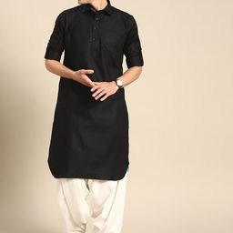 RAJUBHAI HARGOVINDAS Regular Pure Cotton Kurta with Salwar-5