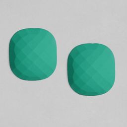 justpeachy Sea Green Geometric Studs-image-15
