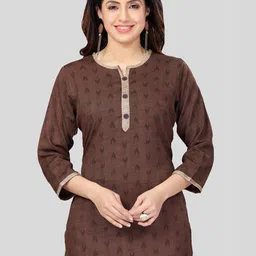 Saree Swarg Women Woven Design Kurti-image-39