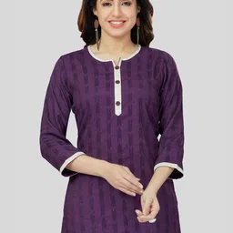 Saree Swarg Women Woven Design Kurti-image-92