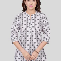Saree Swarg Ethnic Motifs Printed A-Line Kurti-picture-14