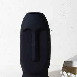 The Decor Mart Black Solid Ceramic Vase-image-16