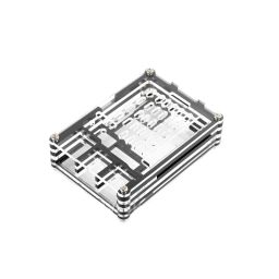 Waveshare Raspberry Pi 5 Transparent & Acrylic Case RPI 5 Active Cooler Supports Acrylic Case For Enhanced Protection & Optimal Cooling - Black - RS8532 Waveshare Raspberry Pi 5 Transparent & Acrylic Case RPI 5 Active Cooler Supports Acrylic Case For Enhanced Protection & Optimal Cooling - Black - RS8532 image 1