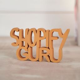 DecorTwist Orange Quote Wooden Table Decor Showpiece-image-27