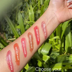 LOVE EARTH Set of Multipot Lip-Cheek-Eyelid Tint+Mousse Lipstick+Gloss It Up Lip Gloss image 5