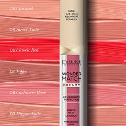 Eveline Cosmetics Wonder Match Creamy Liquid Matt Lipstick - 6.8 ml - Sweet Nude - 05 image 4
