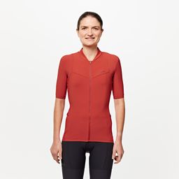 Women's Road Cycling Short-Sleeved Jersey Endurance - Brick Red-image-9