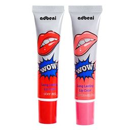 Adbeni Wow Set Of 2 Longwear Glossy Peel Off Lip Color 15g Each- Sexy Red & Sweet Orange-9