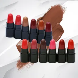 AYA Set of 12 Super Matte Mini Lipstick Combo - 1.3 g each-28