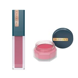 TRUDIANCE Tint Salve for Lips & Cheeks - Alpine Sunset & Matte Serum Lipstick - Aster-15
