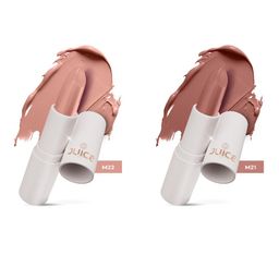 JUICE Set Of 2 Kiss Sensation Lipstick With Bio Retinol 4g Each - M21-M22-4