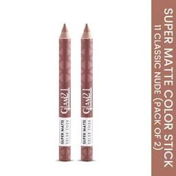 GLAM21 Set Of 2 Super Matte Non-Drying Long-Lasting Colorstick - Classic Nude 11-57
