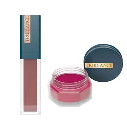 TRUDIANCE Tint Salve for Lips & Cheeks - Cranberry Crush & Matte Serum Lipstick - Day Lily-14