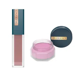 TRUDIANCE Tint Salve for Lips & Cheeks - Bougainvillea & Matte Serum Lipstick - Pink Spice-48