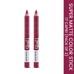 GLAM21 Set Of 2 Super Matte Non-Drying Long-Lasting Colorstick - Capri 17-64