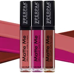 PERPAA Set of 3 Matte Me Ultra Smooth Lip Creams - 5 ml Each-6