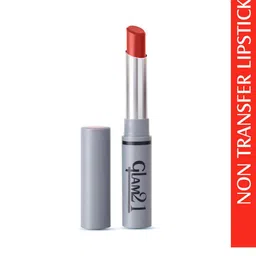 GLAM21 Non-Transfer Long Lasting Lipstick - 2.8 gm - Italian Peach-28-image-72