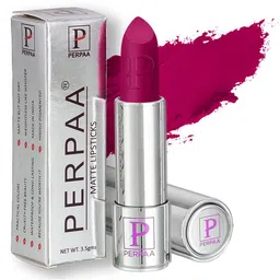 PERPAA Set of 2 Push Button Matte Lipstick 3.5g each-Matte Magenta 158 & Bridal Maroon 304-55