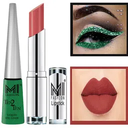 MI FASHION Ten2Ten Liquid Eyeliner 04 & Creme Matte Lipstick - 21-image-103