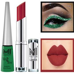 MI FASHION Ten2Ten Liquid Eyeliner 04 & Creme Matte Lipstick - 15-image-96