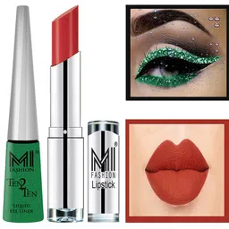 MI FASHION Ten2Ten Liquid Eyeliner 04 & Creme Matte Lipstick - 07-image-84