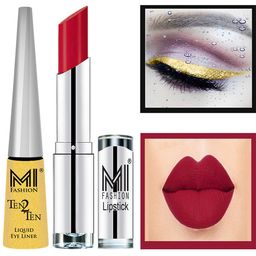 MI FASHION Ten2Ten Liquid Eyeliner 02 & Creme Matte Lipstick - 13-image-61