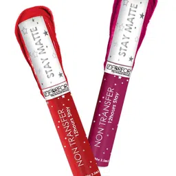 FORFOR Set Of 2 Stay Matte Waterproof Non Transfer Liquid Lipstick - 2.5ml Each-54