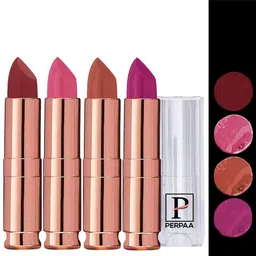 PERPAA Antique Set Of 4 Velvet Matte Lipstick - 3.5g Each-30