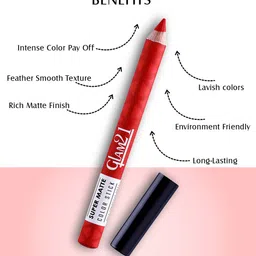 GLAM21 Set Of 2 Super Matte Non-Drying Long-Lasting Colorstick - Maroon Melt 09 image 4