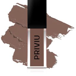 PRIVIU Soft Touch Matte Long-Lasting Waterproof Liquid Lipstick 4.5ml- Chocolate Brown 535-27