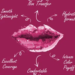 FORFOR Set Of 3 Stay Matte Waterproof Non Transfer Liquid Lipstick - 2.5ml Each image 2