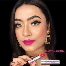 PERPAA Set of 3 Push Button Waterproof & Creamy Matte Lipstick - 3.5 g each image 5