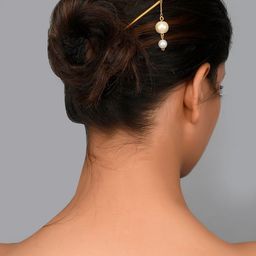 Silvermerc Designs Women Gold plated Hairstick-image-77