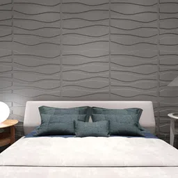 HILOF Grey Geometric 3D Textured Self Adhesive Wallpaper-image-88