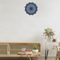 VAH Kya Bat Hai !! Blue Printed 3D Acrylic Wall Sticker-image-11